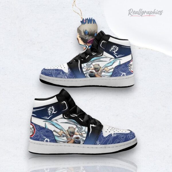 Inosuke Hashibira Demon Slayer Anime Movie Unisex Trending Air Jordan 1 Shoes