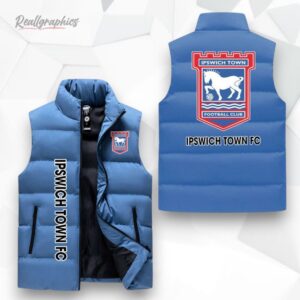 ipswich town f.c sleeeless puffer jacket 1 qg36yu