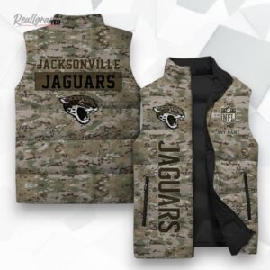 jacksonille jaguars nfl sleeeless puffer jacket 1 kokmtf