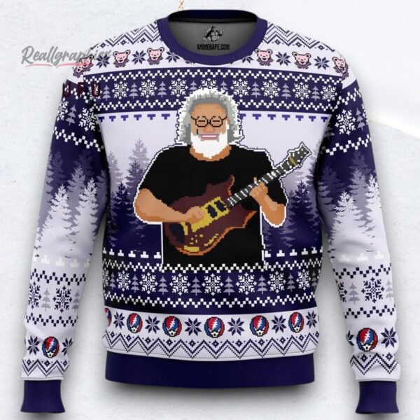Jerry Garcia Grateful Dead Ugly Christmas Sweater