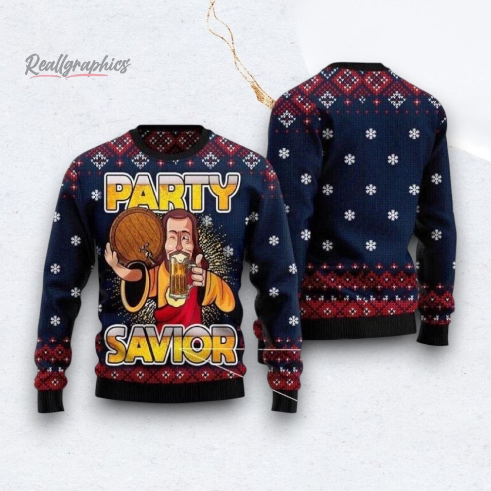 Jesus Party Savior Ugly Christmas Sweater Christian Sweater God Gift Gift For Christian Jesus Winter Fashion 3400 Jesus Party Savior Ugly Christmas Sweater Christian Sweater God Gift Gift For Christian Jesus Winter Fashion 3400