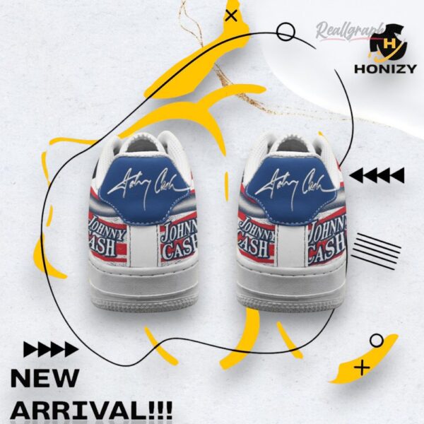 Johnny Cash Legend About Country Music I Think About America AF Sneaker