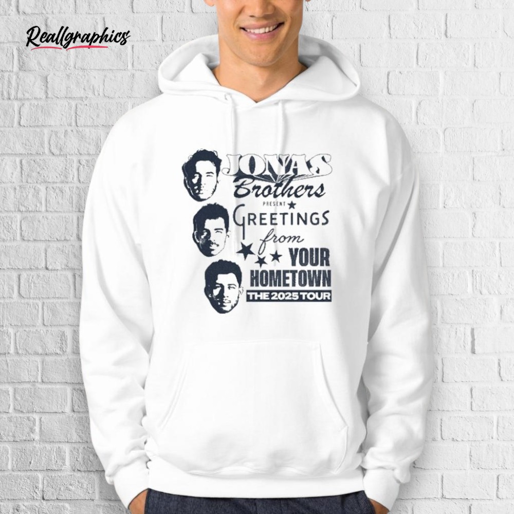 Jonas Brothers Faces Greetings Shirt Jonas Brothers Faces Greetings Shirt