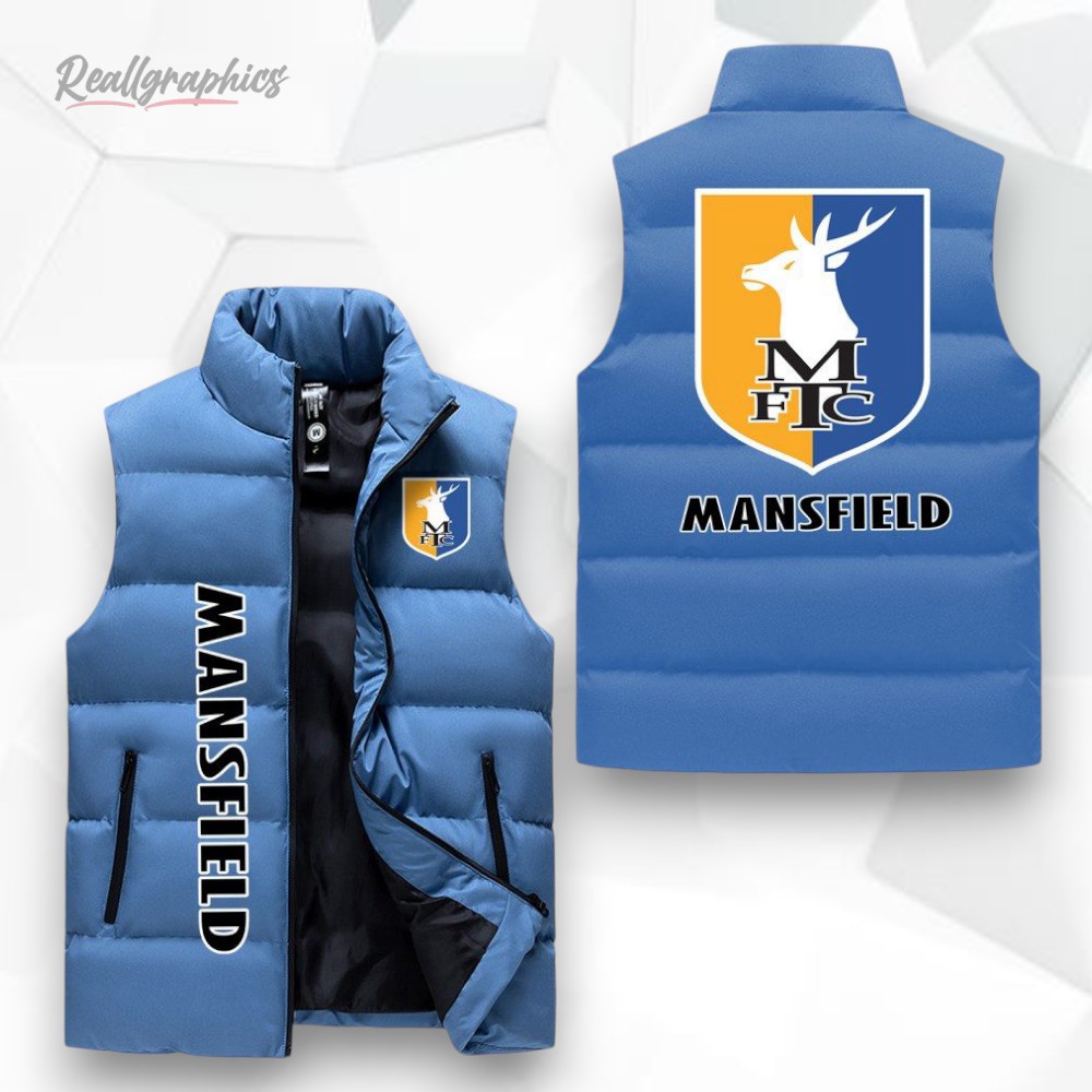 Mansfield Town Sleeveless Puffer Jacket Mansfield Town Sleeveless Puffer Jacket