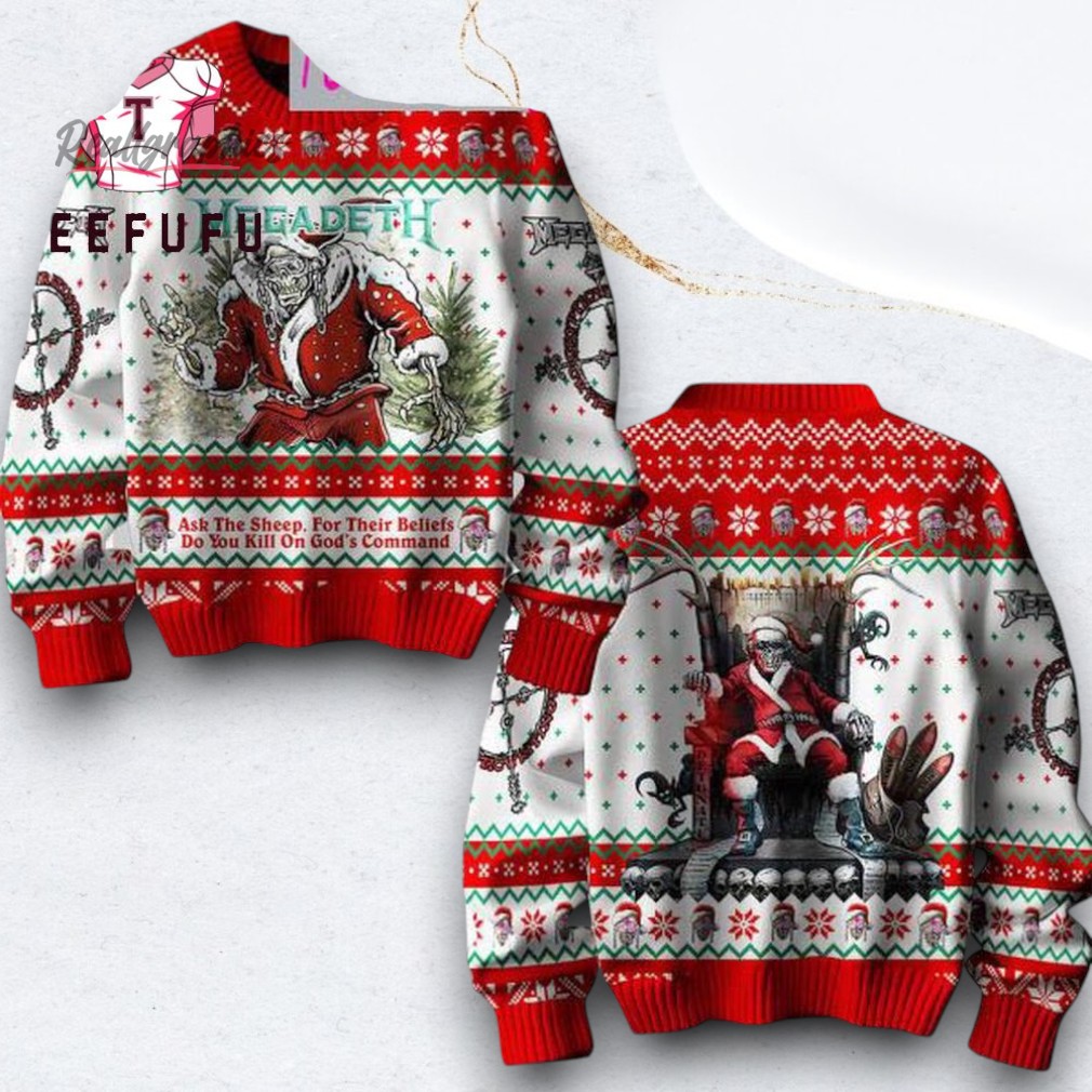 Megadeth Do You Kill On God’s Command Christmas Ugly Sweater Megadeth Do You Kill On God’s Command Christmas Ugly Sweater