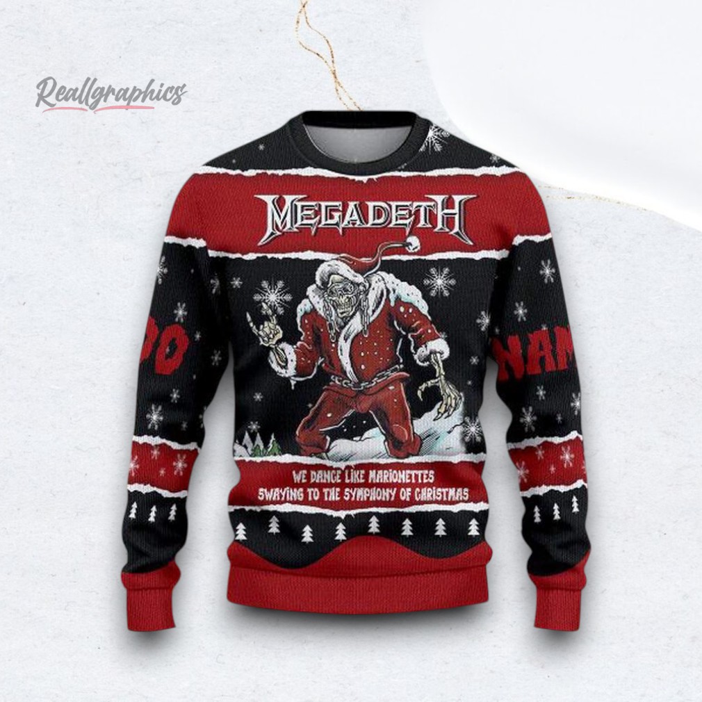 Megadeth We Dance Like Marionettes Swaying To The Symphony Of Christmas Ugly Sweaters Megadeth We Dance Like Marionettes Swaying To The Symphony Of Christmas Ugly Sweaters