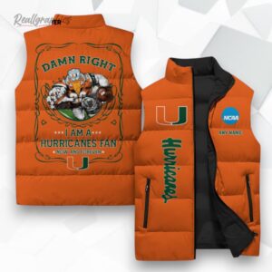 miami hurricanes ncaa sleeeless puffer jacket 1 qxnnha