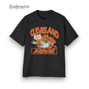 michelangelo x cleeland browns shirt 1 ptuabh