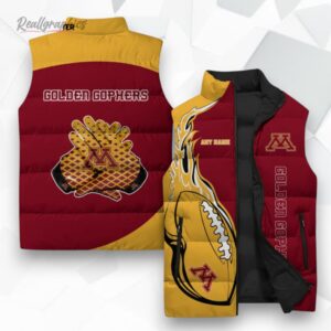 minnesota golden gophers ncaa sleeeless puffer jacket 1 jthe4u