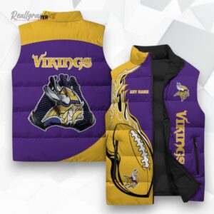 minnesota vikings nfl sleeeless puffer jacket 1 sofkvm