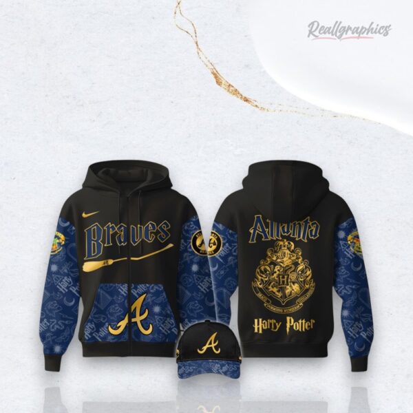 Mlb Atlanta Braves Harry Potter Night 3D Over Printed Hoodie