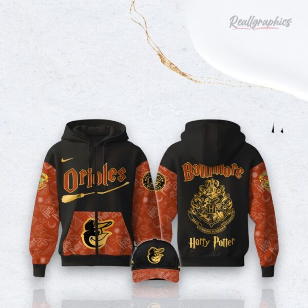 Mlb Baltimore Orioles Harry Potter Night 3D Over Printed Hoodie
