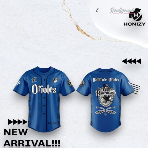 Mlb Baltimore Orioles Harry Potter Night Blue 3D Baseball Baseball Jersey Shirt Style
