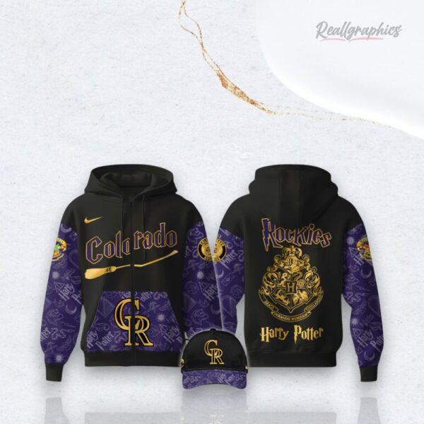 Mlb Colorado Rockies Harry Potter Night 3D Over Printed Hoodie