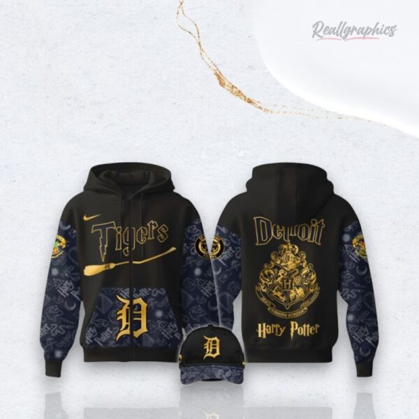 Mlb Detroit Tigers Harry Potter Night 3D Over Printed Hoodie