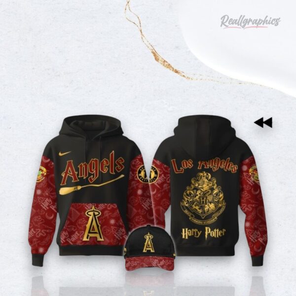 Mlb Los Angeles Angels Harry Potter Night 3D Over Printed Hoodie