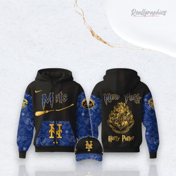 Mlb New York Mets Harry Potter Night 3D Over Printed Hoodie