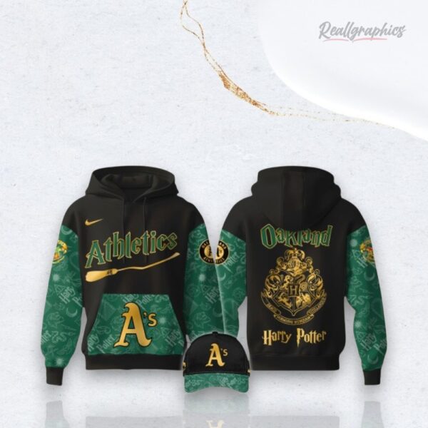 Mlb Oakland Athletics Harry Potter Night 3D Over Printed Hoodie