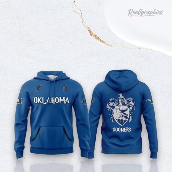 Mlb Oklahoma Sooners Harry Potter Night Blue 3D Over Printed Hoodie