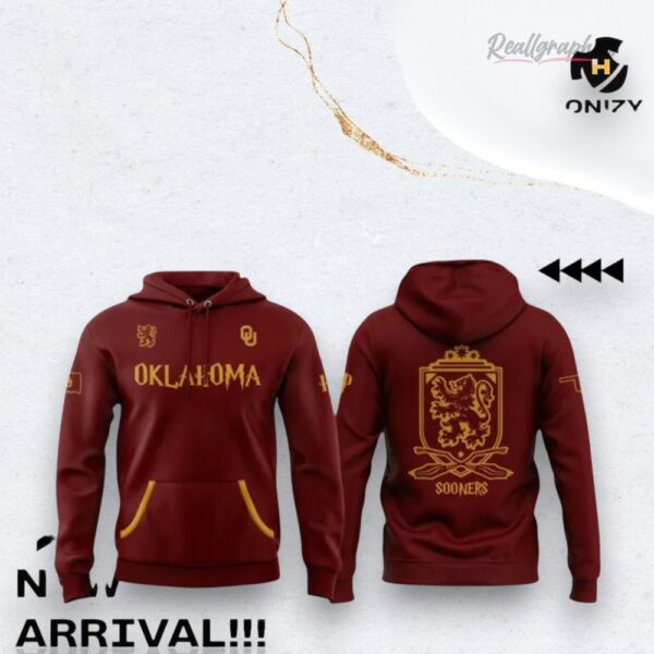 Mlb Oklahoma Sooners Harry Potter Night Reddish Brown 3D Over Printed Hoodie