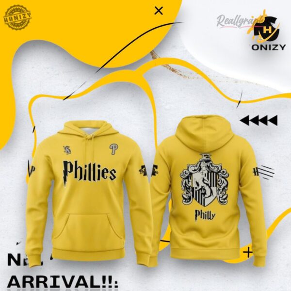 Mlb Philadelphia Phillies Harry Potter Yellow 3D Trendy Over Printed Hoodie