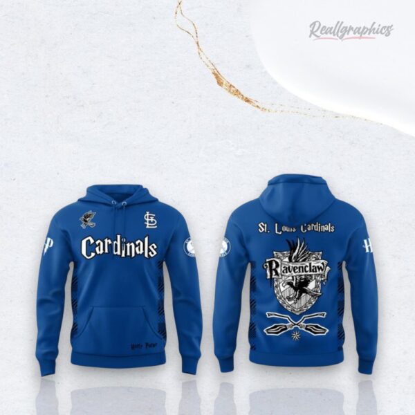 Mlb St. Louis Cardinals Harry Potter Night Blue 3D Over Printed Hoodie