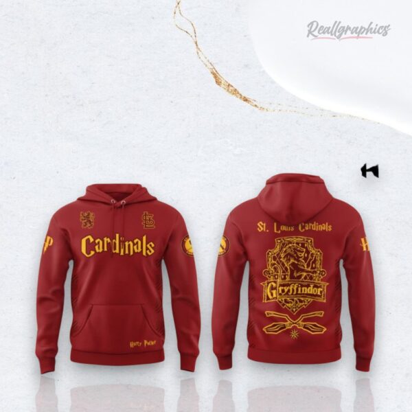 Mlb St. Louis Cardinals Harry Potter Night Reddish Brown 3D Over Printed Hoodie