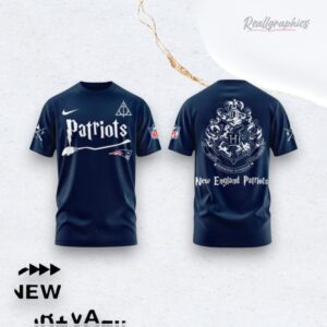 New England Patriots Nfl Football Team X Harry Potter Night Unisex 3D Over Printed Shirt