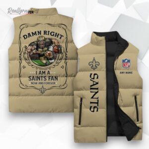 new orleans saints nfl sleeeless puffer jacket 1 mhrbpd