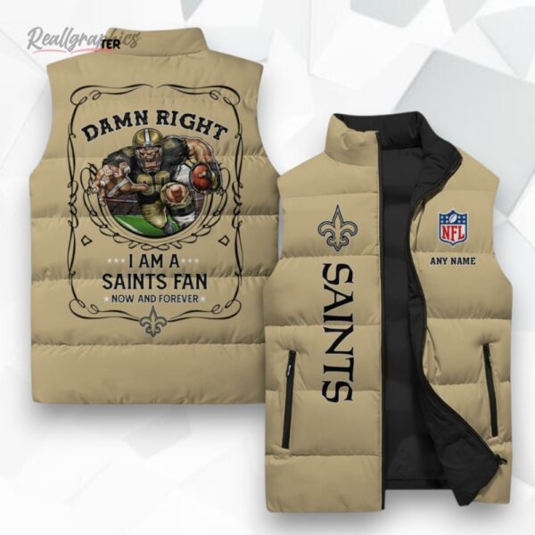 new orleans saints nfl sleeeless puffer jacket 1 mhrbpd