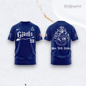 New York Giants Nfl Football Team X Harry Potter Night Unisex 3D Over Printed Shirt
