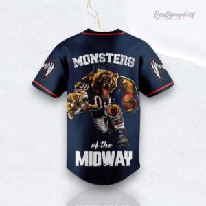 Nfl Chicago Bears Monsters Of The Midway Baseball Baseball Jersey Shirt Style