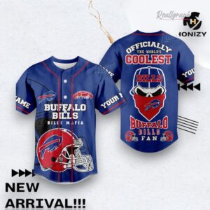 Nfl Football Buffalo Bills Fan Custom Name Baseball Baseball Jersey Shirt Style