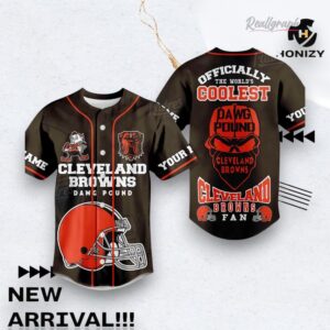 Nfl Football Cleveland Browns Fan Custom Name Baseball Baseball Jersey Shirt Style