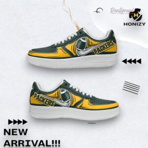 Nfl Football Green Bay Packers New Season Sneakers For Fan Air Force Shoes