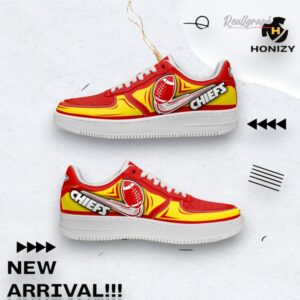 Nfl Football Kansas City Chiefs New Season Sneakers For Fan Air Force Shoes