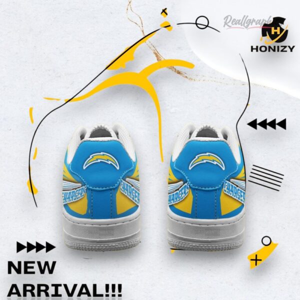 Nfl Football Los Angeles Chargers New Season Sneakers For Fan Air Force Shoes