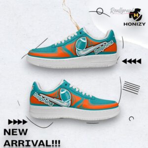 Nfl Football Miami Dolphins New Season Sneakers For Fan Air Force Shoes