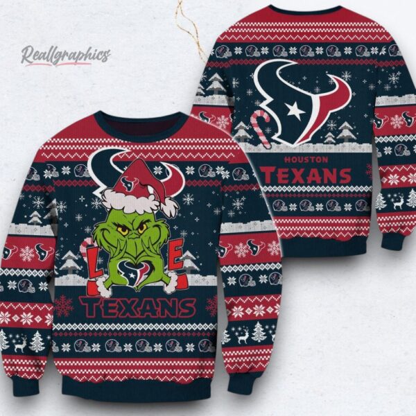 NFL Houston Texans x Grinch Movies Ugly Christmas Sweater