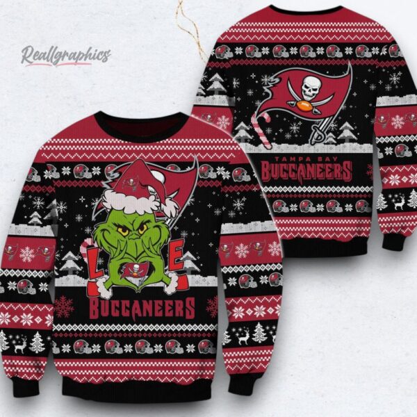 NFL Tampa Bay Buccaneers x Grinch Movies Ugly Christmas Sweater