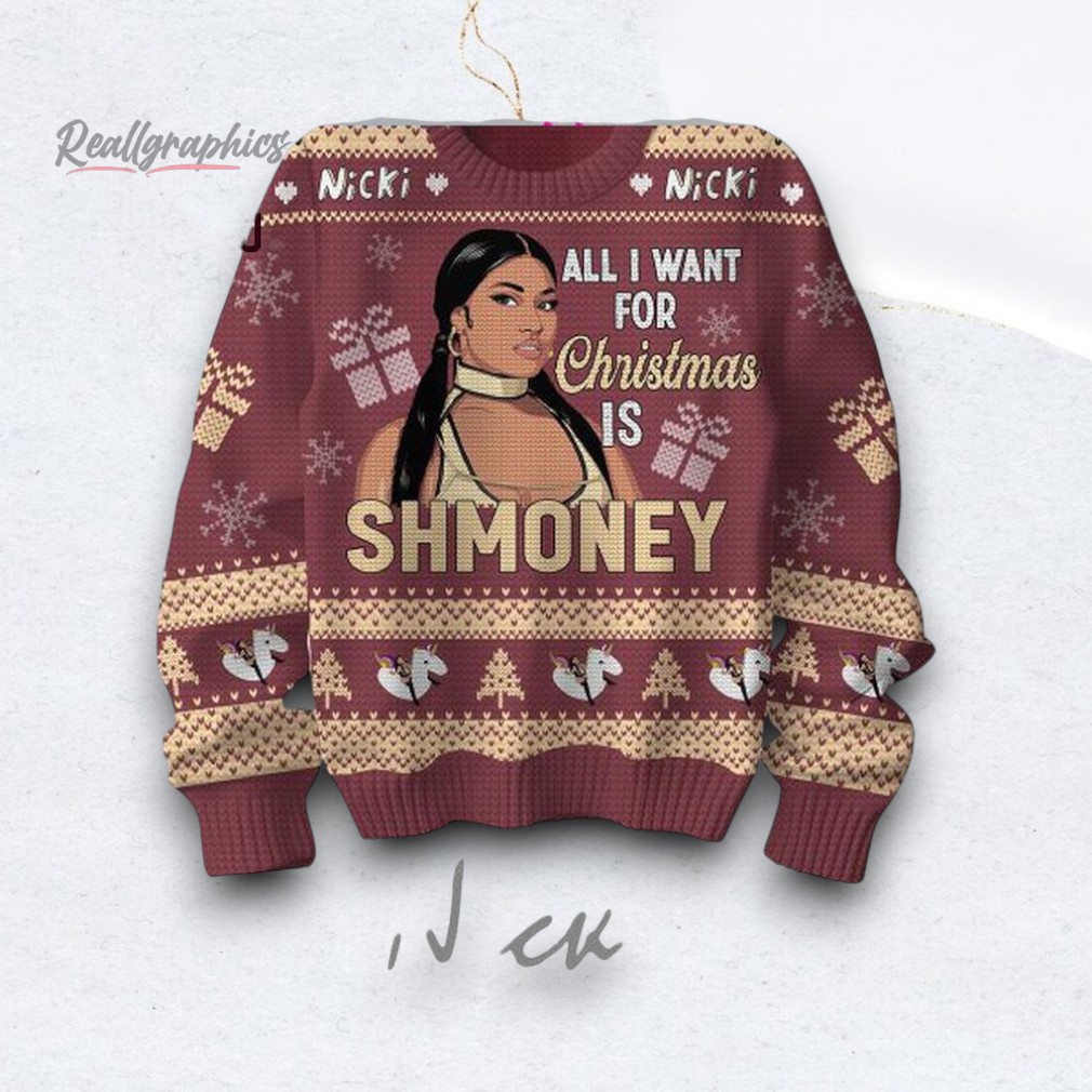 Nicki Minaj ShMoney Christmas Ugly Sweater Nicki Minaj ShMoney Christmas Ugly Sweater