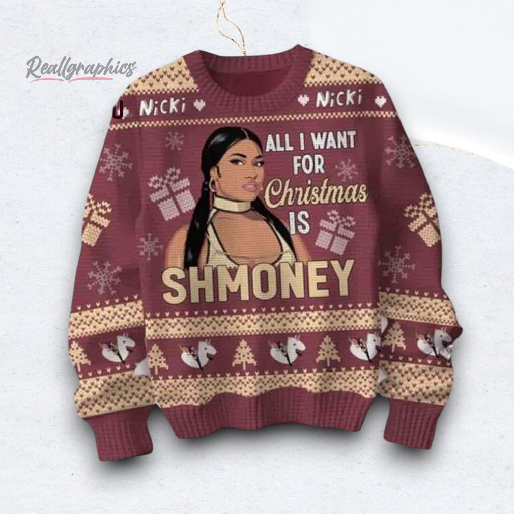 Nicki Minaj ShMoney Xmas Ugly Sweater Nicki Minaj ShMoney Xmas Ugly Sweater