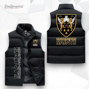 northampton saints sleeeless puffer jacket 1 lmubqp