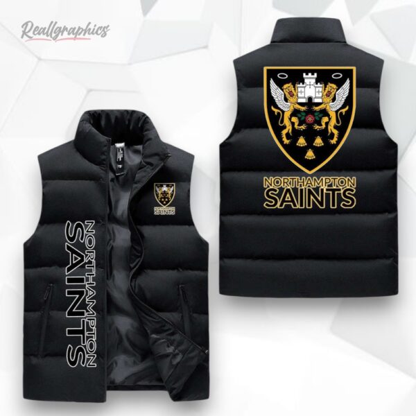 northampton saints sleeeless puffer jacket 1 lmubqp
