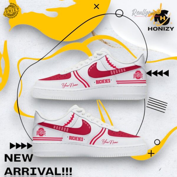 Ohio State Buckeyes American Football New Season Personalized Air Force 1 Shoes