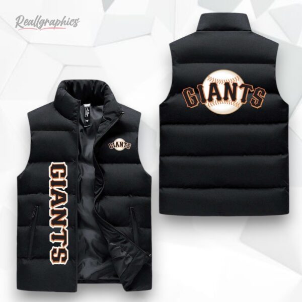 san francisco giants sleeeless puffer jacket 1 traci0
