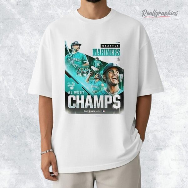 Seattle Mariners MLB Champion AL West Post Season 2025 Shirt