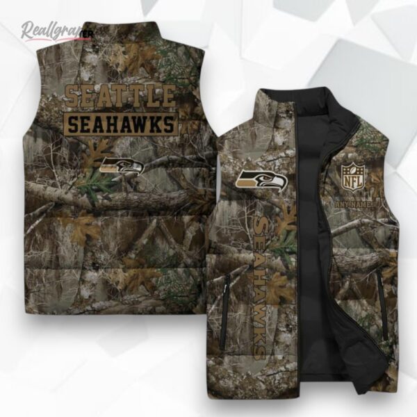 seattle seahawks nfl sleeeless puffer jacket 1 vsjy6x