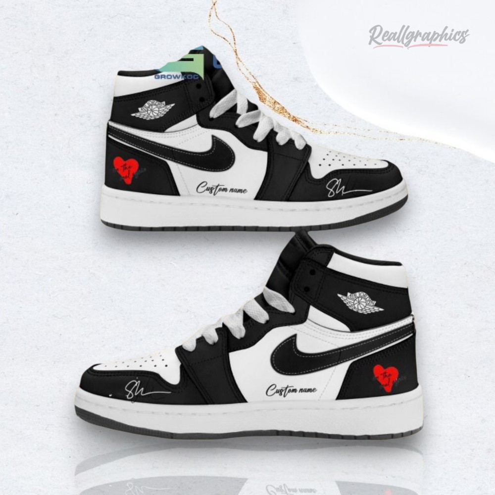 Shawn Mendes On The Road Again Music 2025 Custom Name Air High Top Sneaker Boots Shawn Mendes On The Road Again Music 2025 Custom Name Air High Top Sneaker Boots