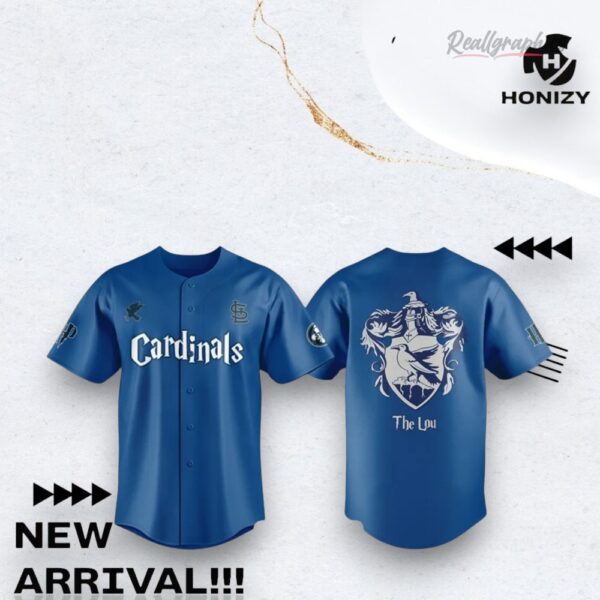 St. Louis Cardinals Harry Potter Night Blue Unisex Vintage Baseball Baseball Jersey Shirt Style
